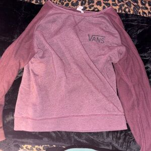 Vans Maroon Pullover Sweatshirt